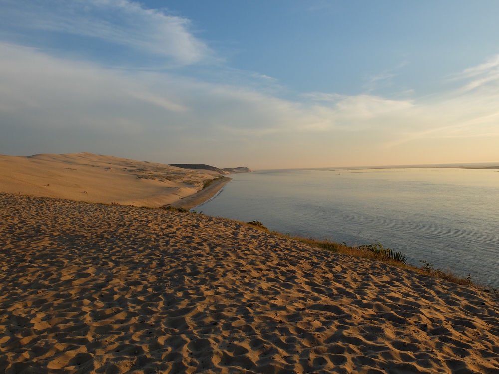 coucher de soleil dune pyla 