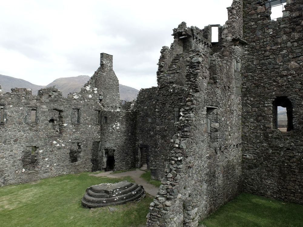 kilchurn castle ruines